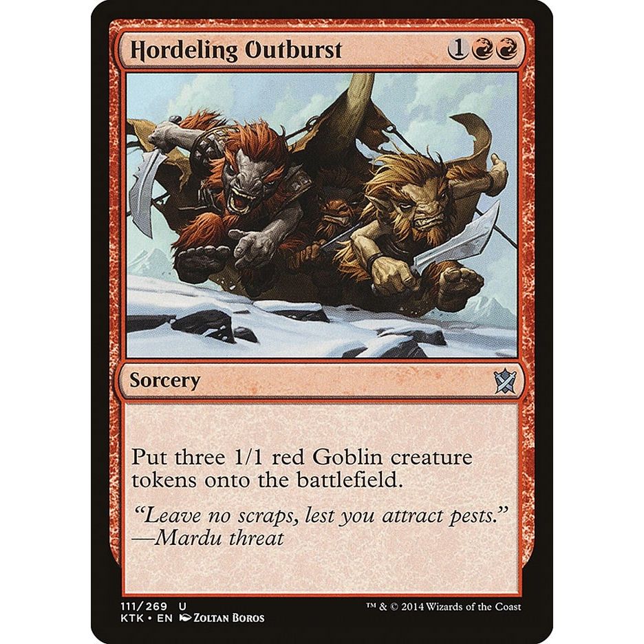 Image for Hordeling Outburst (111) (KTK) - Magic: The Gathering