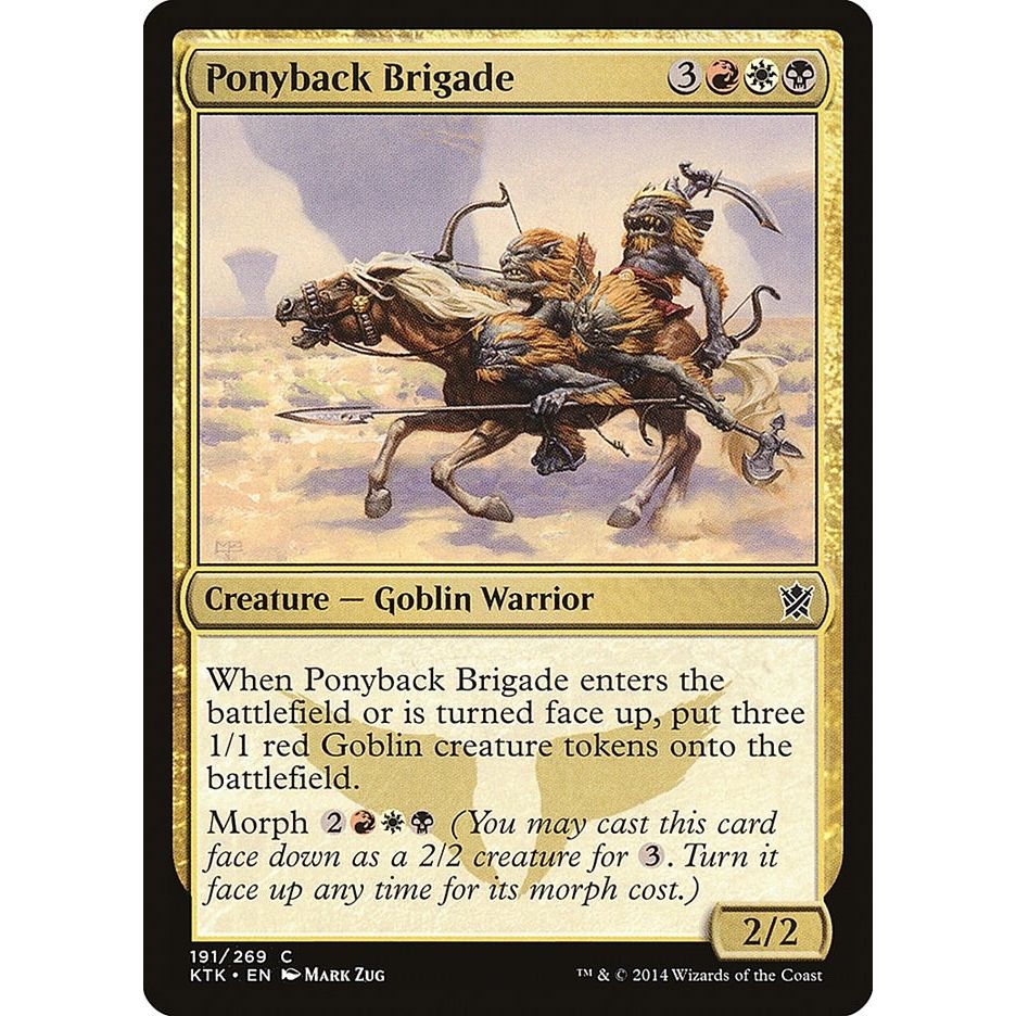 Image for Ponyback Brigade (191) (KTK) - Magic: The Gathering