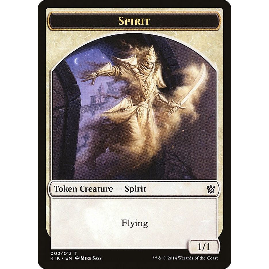 Image for Spirit Token (2) (KTK) - Magic: The Gathering