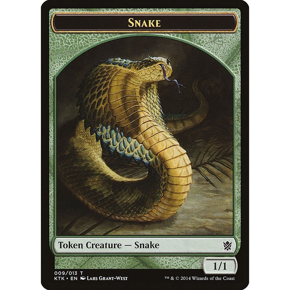 Image for Snake Token (9) (KTK) - Magic: The Gathering