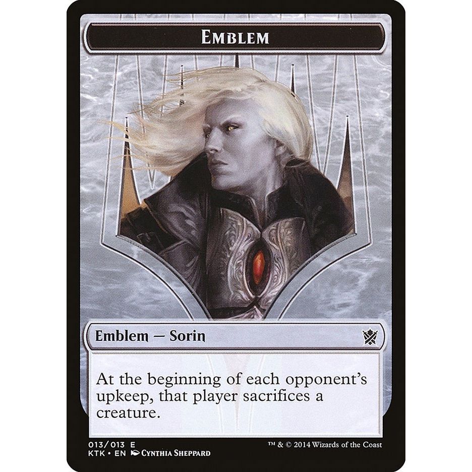 Image for Emblem - Sorin, Solemn Visitor (13) (KTK) - Magic: The Gathering