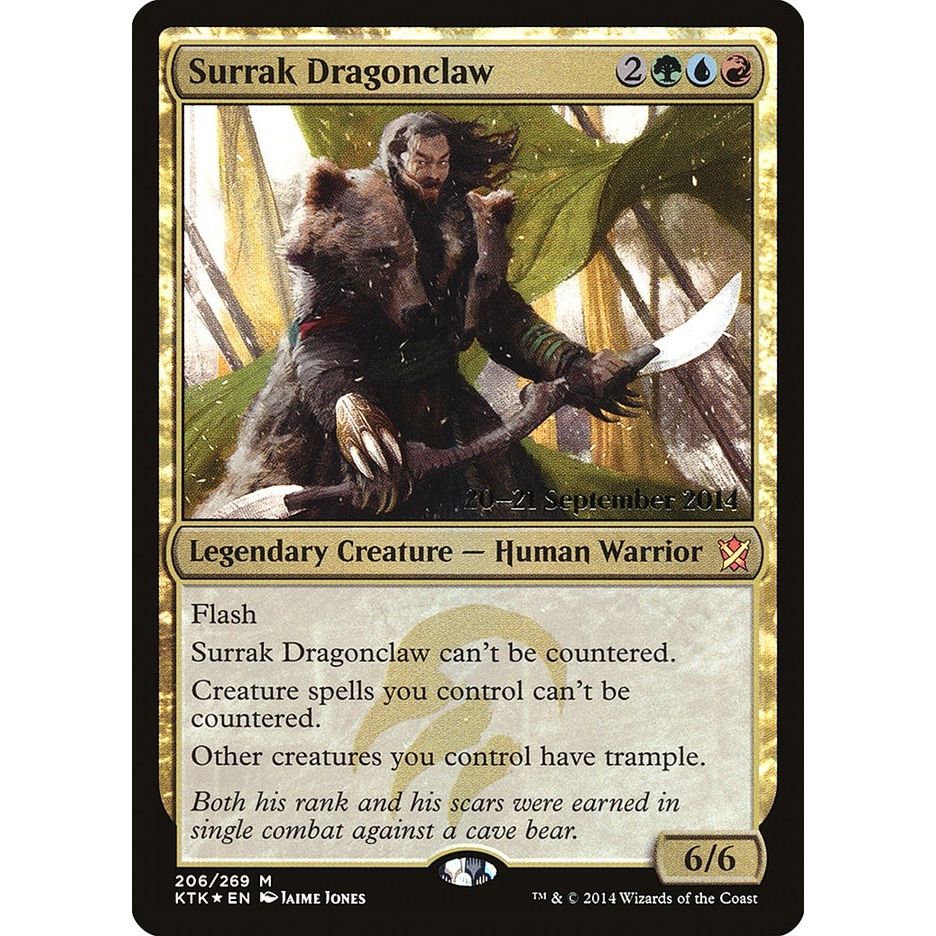 Image for Surrak Dragonclaw (206) (PRE) - Magic: The Gathering
