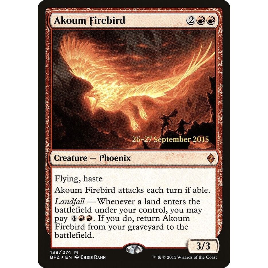 Image for Akoum Firebird (138) (PRE) - Magic: The Gathering