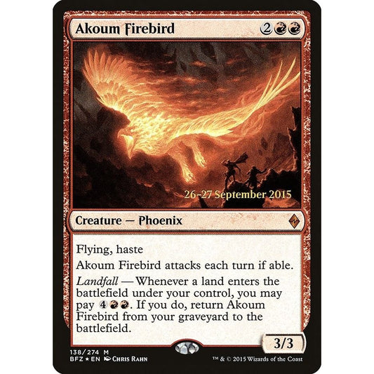 Image for Akoum Firebird (138) (PRE) - Magic: The Gathering