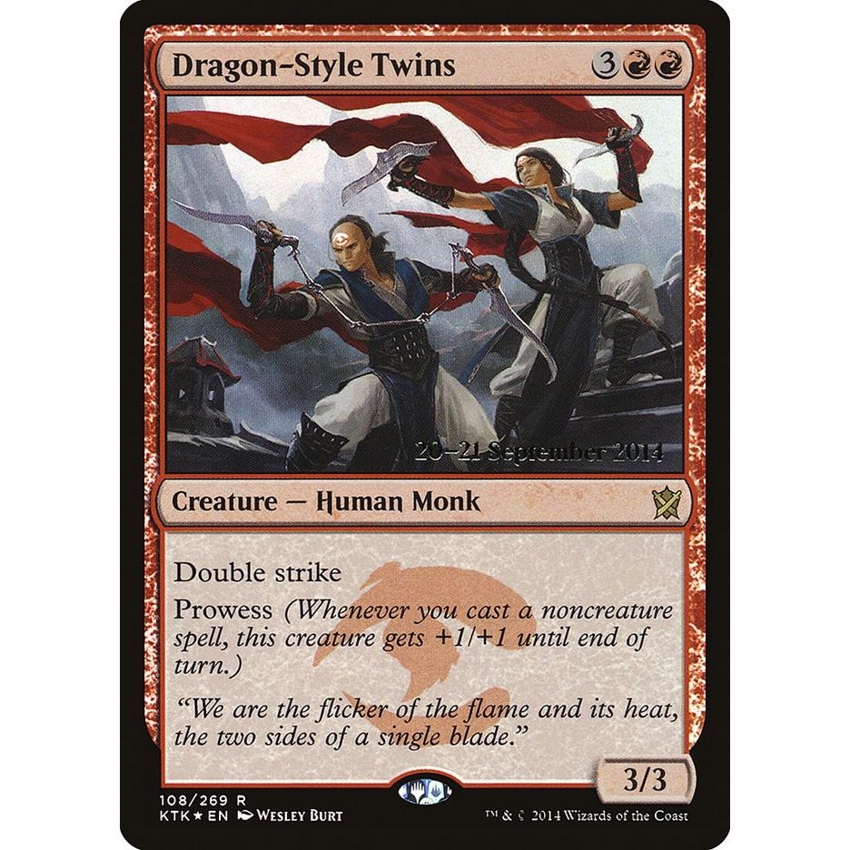 Image for Dragon-Style Twins (108) (PRE) - Magic: The Gathering