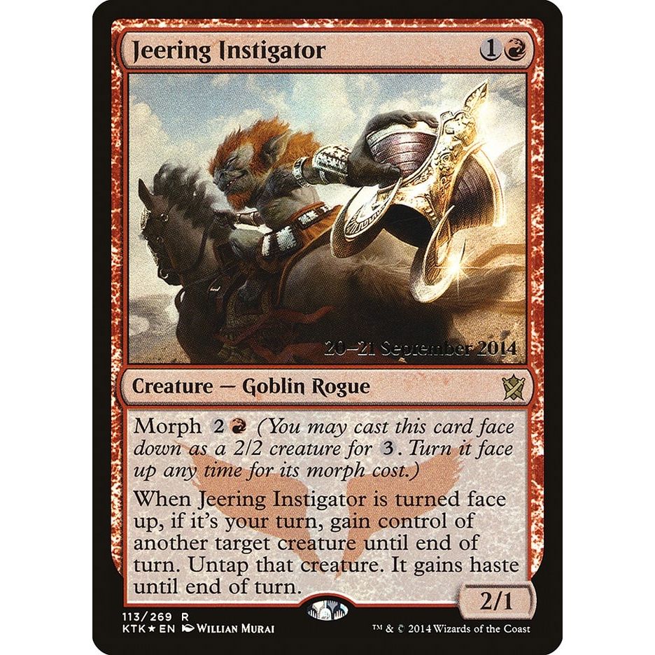 Image for Jeering Instigator (113) (PRE) - Magic: The Gathering
