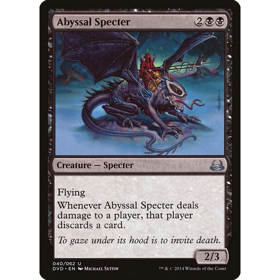 Image for Abyssal Specter (40) (DD3) - Magic: The Gathering