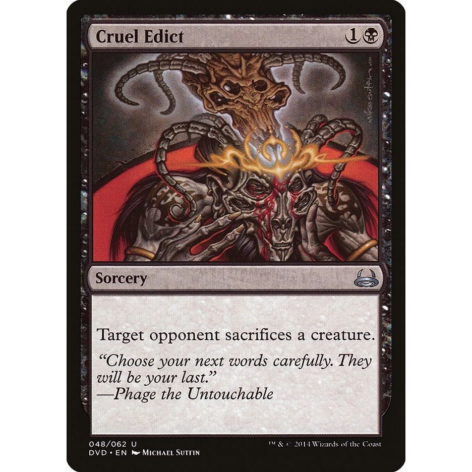 Image for Cruel Edict (48) (DD3) - Magic: The Gathering
