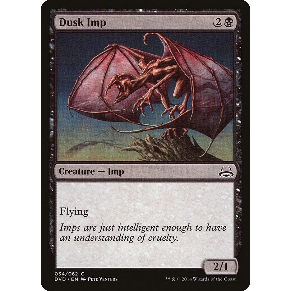 Image for Dusk Imp (34) (DD3) - Magic: The Gathering