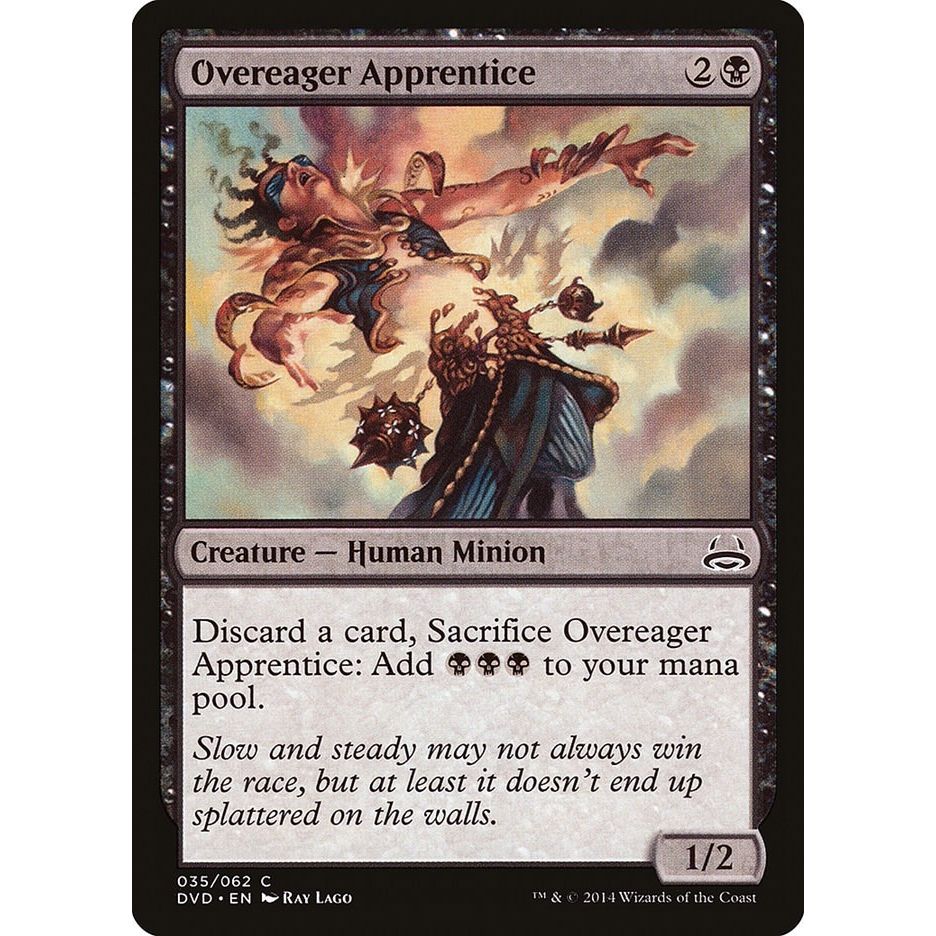 Image for Overeager Apprentice (35) (DD3) - Magic: The Gathering