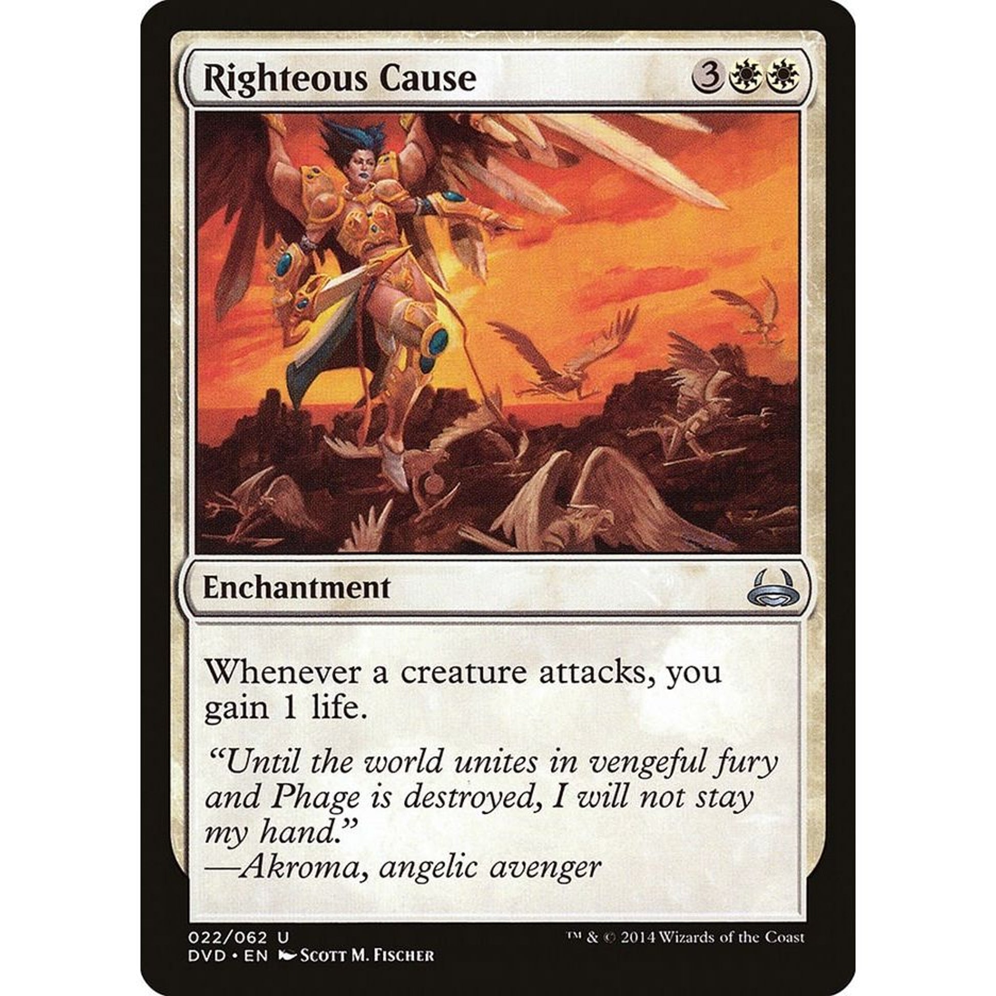 Image for Righteous Cause (22) (DD3) - Magic: The Gathering
