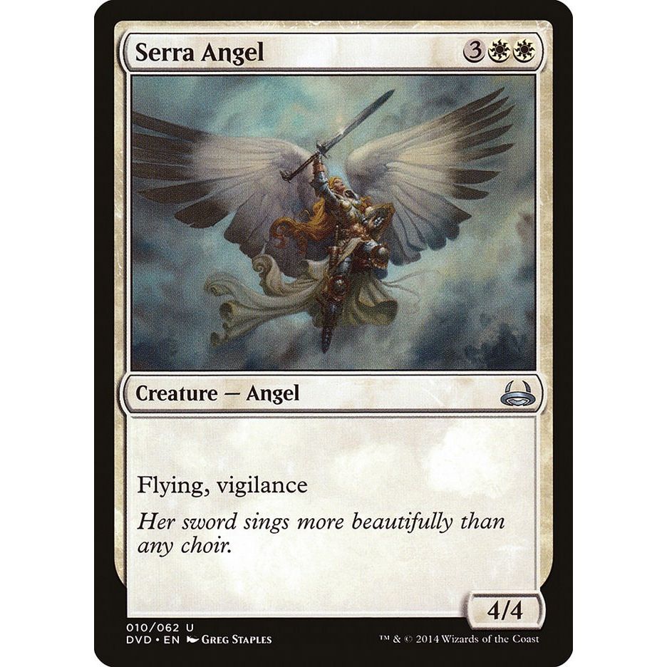 Image for Serra Angel (10) (DD3) - Magic: The Gathering