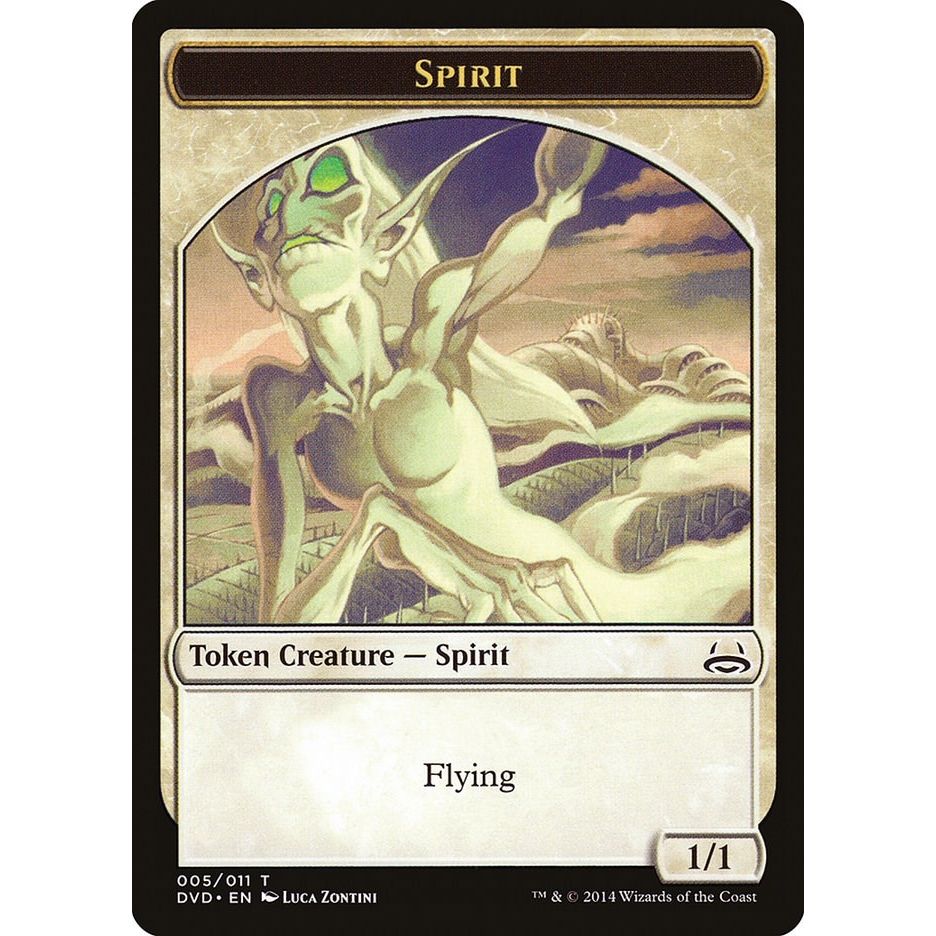 Image for Spirit Token (5) (DD3) - Magic: The Gathering