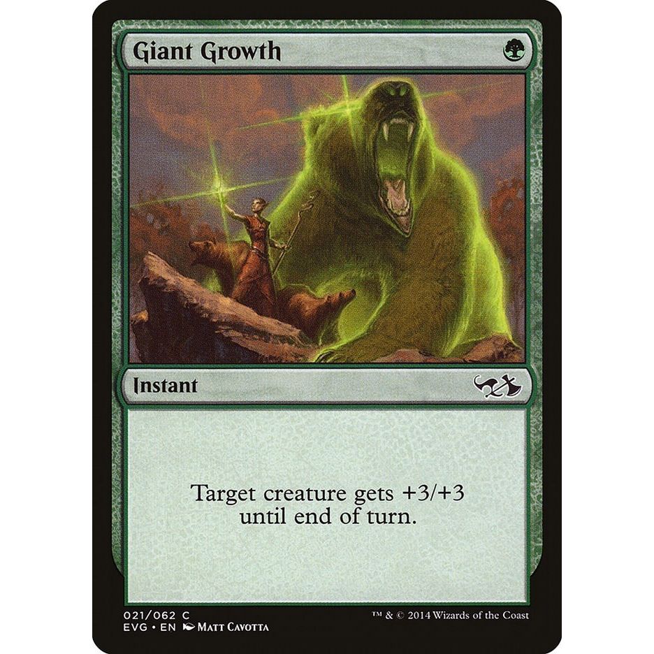 Image for Giant Growth (EVG) (21) (DD3) - Magic: The Gathering