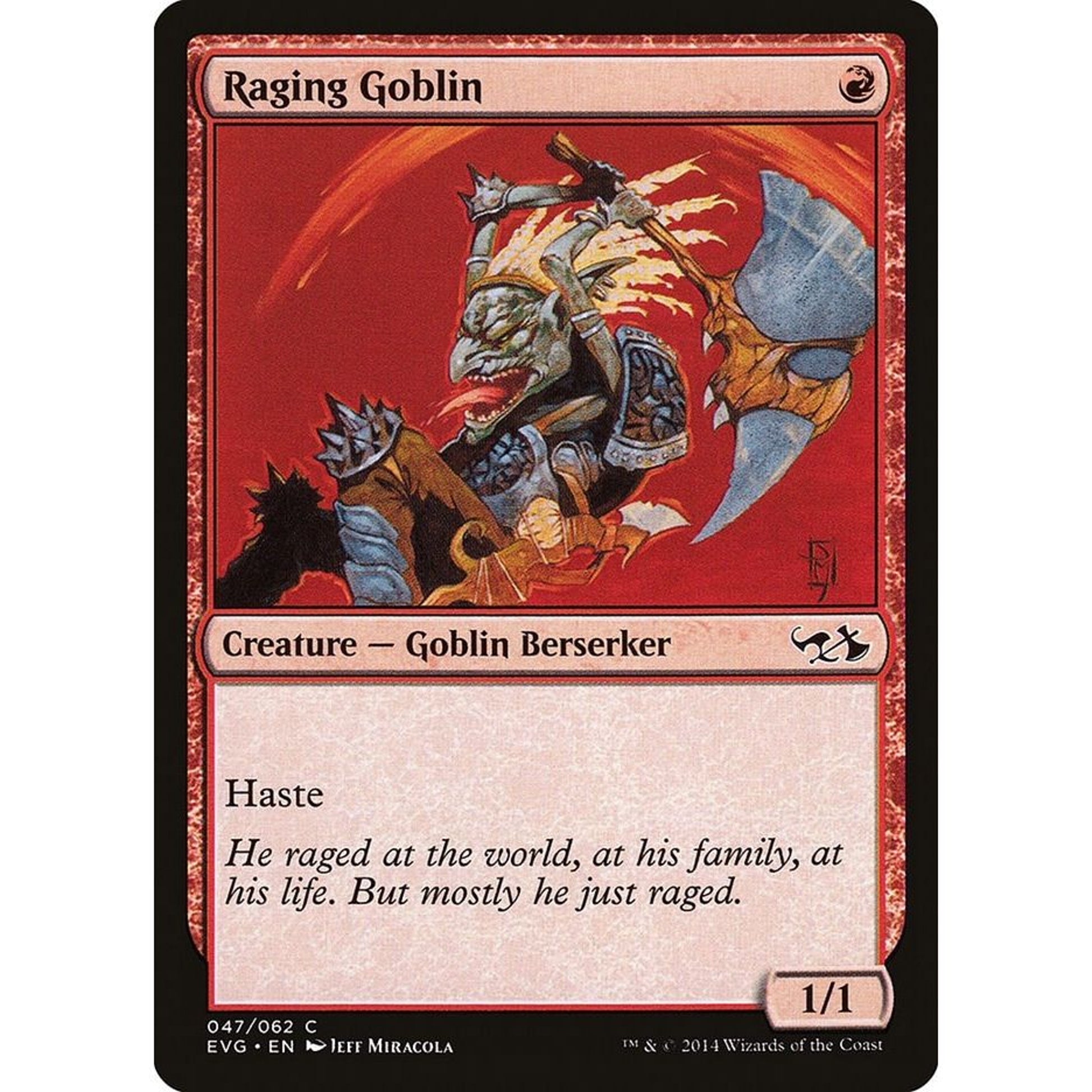 Image for Raging Goblin (47) (DD3) - Magic: The Gathering