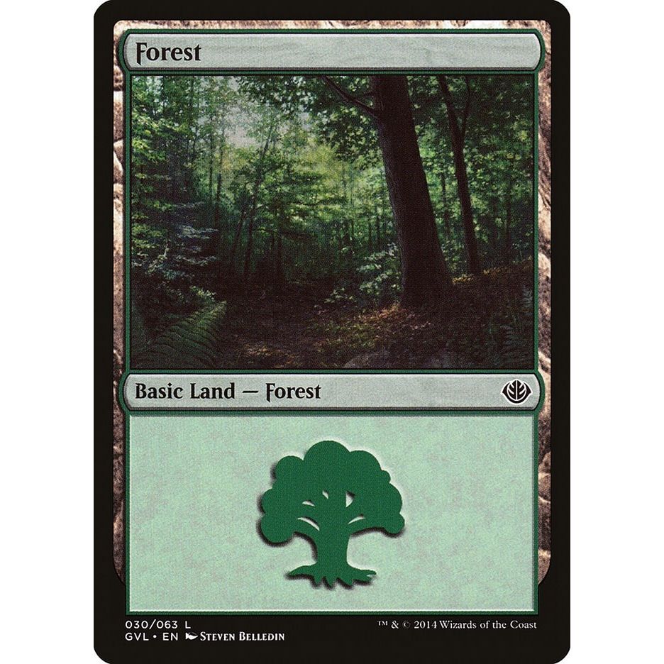 Image for Forest (030) (GVL) (30) (DD3) - Magic: The Gathering