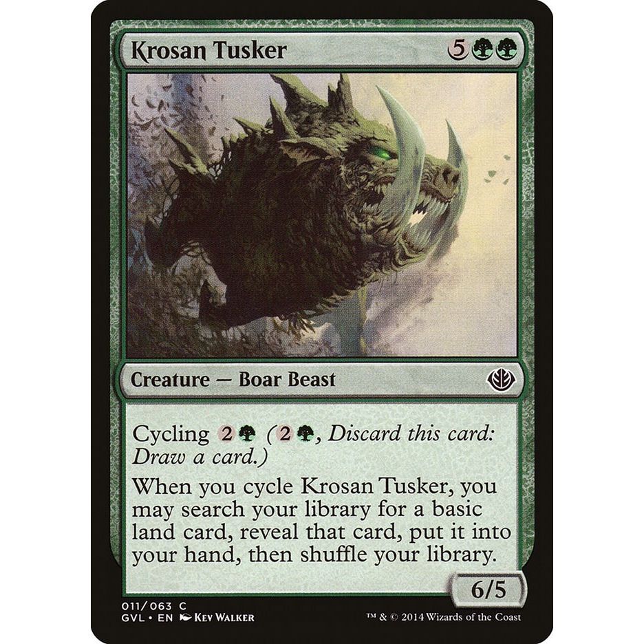 Image for Krosan Tusker (11) (DD3) - Magic: The Gathering