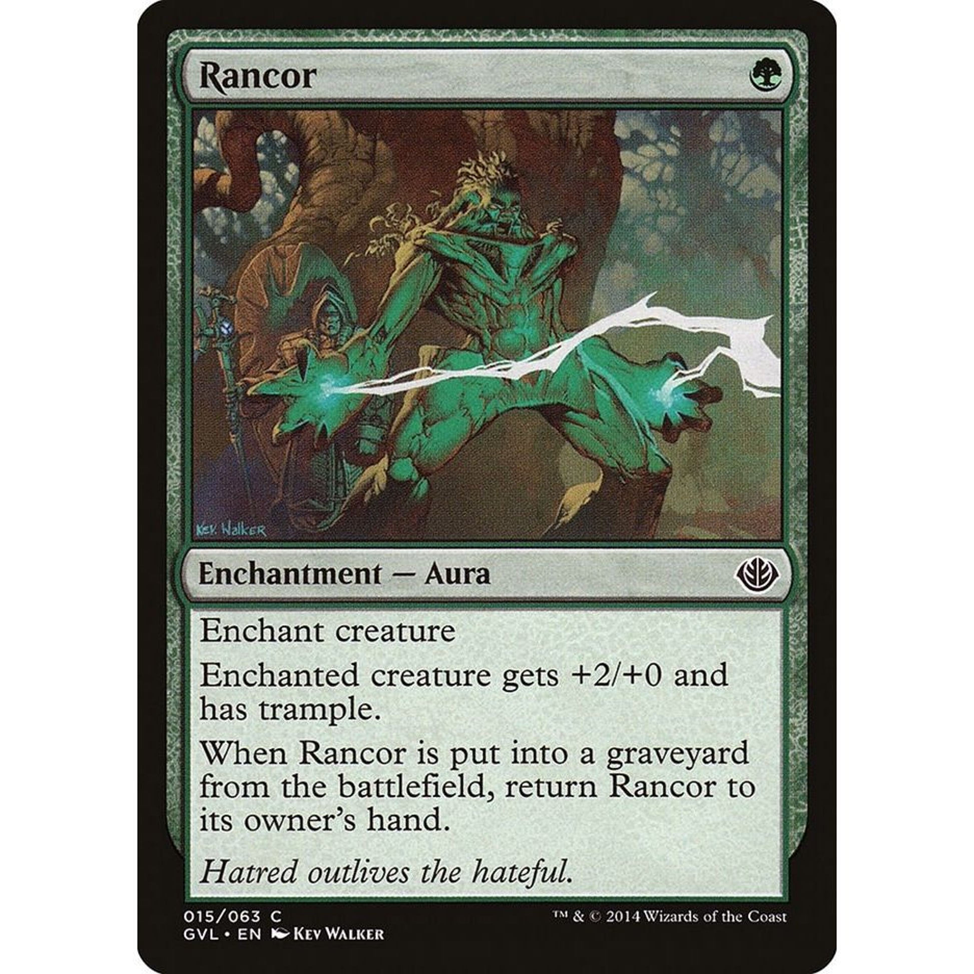 Image for Rancor (15) (DD3) - Magic: The Gathering