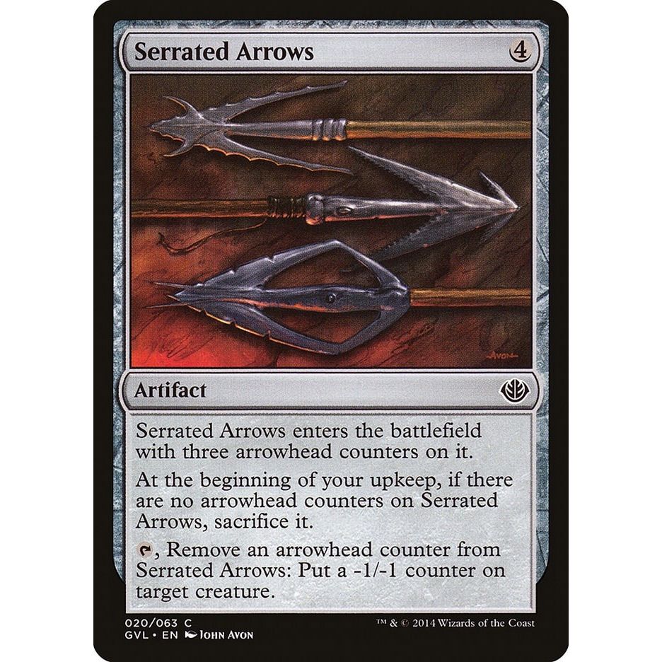 Image for Serrated Arrows (20) (DD3) - Magic: The Gathering