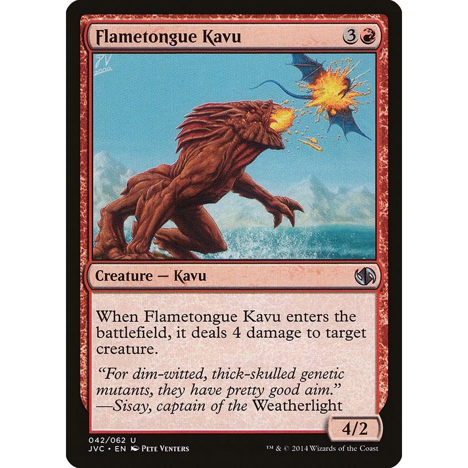 Image for Flametongue Kavu (42) (DD3) - Magic: The Gathering