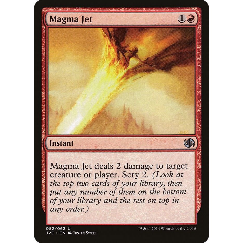 Image for Magma Jet (52) (DD3) - Magic: The Gathering