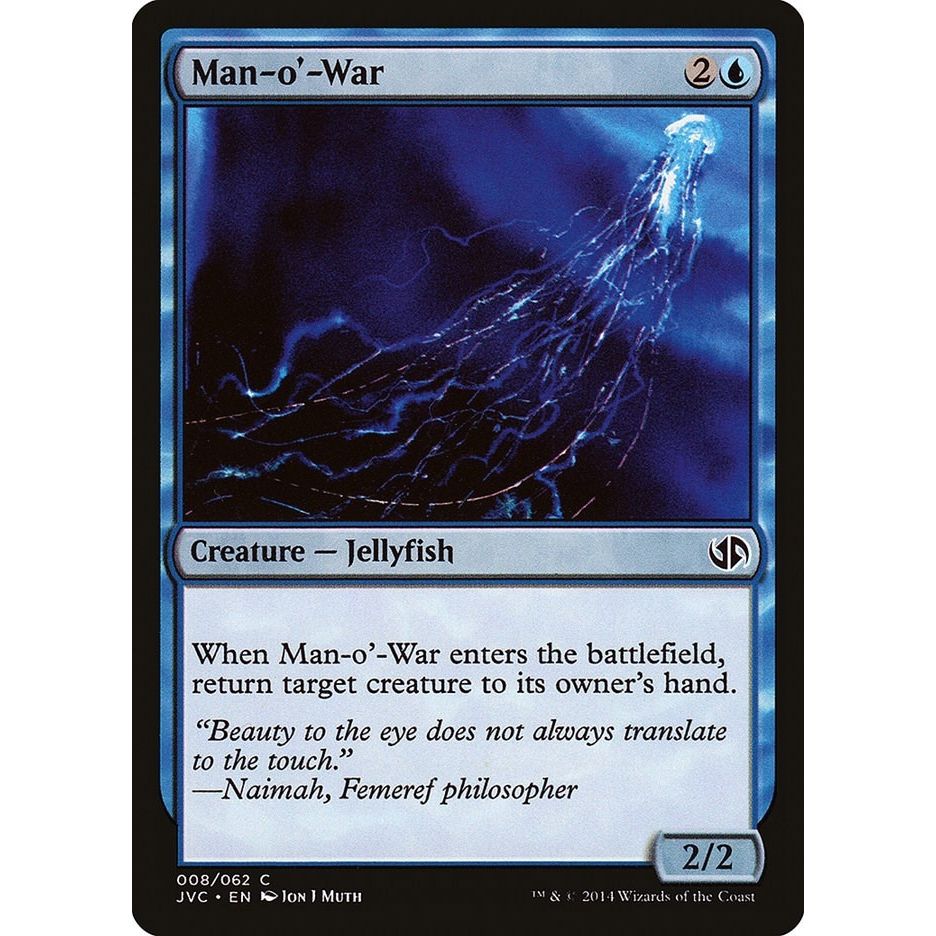 Image for Man-o'-War (8) (DD3) - Magic: The Gathering