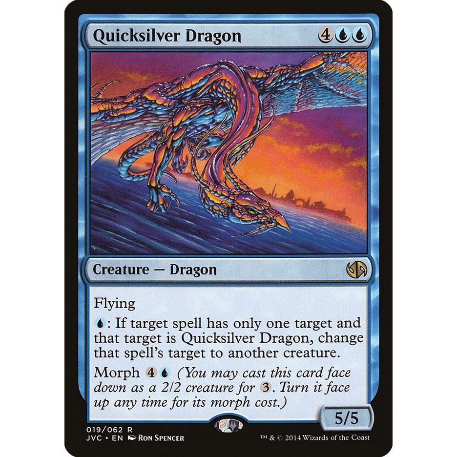 Image for Quicksilver Dragon (19) (DD3) - Magic: The Gathering