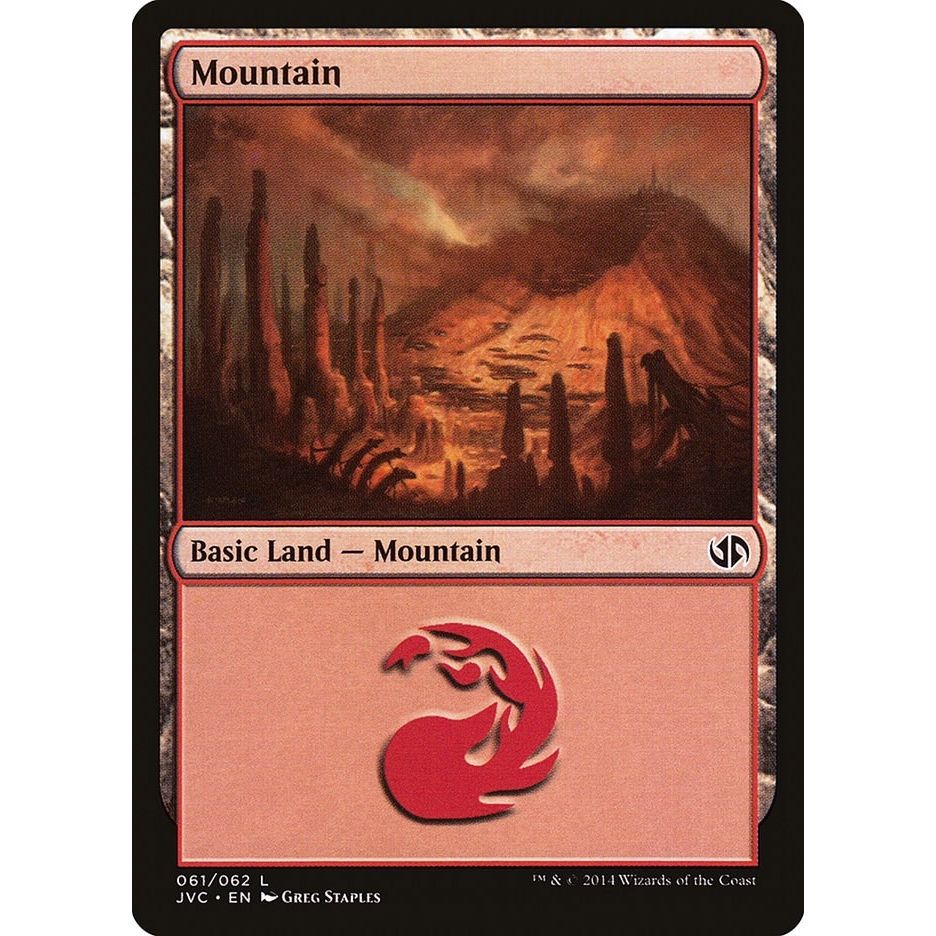 Image for Mountain (061) (JVC) (61) (DD3) - Magic: The Gathering