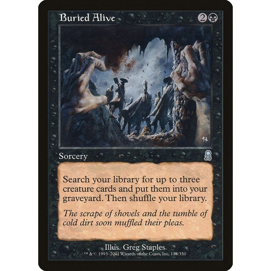 Image for Buried Alive (118) (ODY) - Magic: The Gathering
