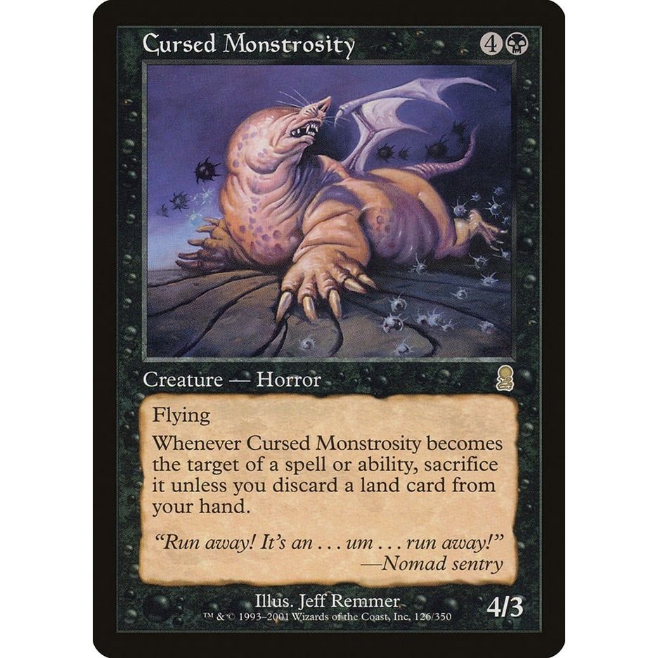 Image for Cursed Monstrosity (126) (ODY) - Magic: The Gathering