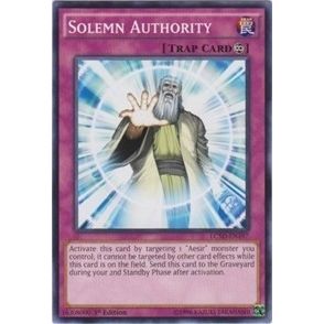 Image for Solemn Authority (LC5D-EN197) (LC05) - YuGiOh