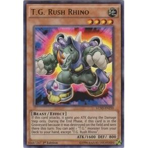 Image for T.G. Rush Rhino (LC5D-EN210) (LC05) - YuGiOh