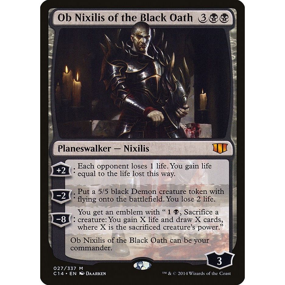 Image for Ob Nixilis of the Black Oath (27) (C14) - Magic: The Gathering