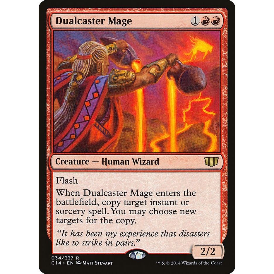 Image for Dualcaster Mage (34) (C14) - Magic: The Gathering