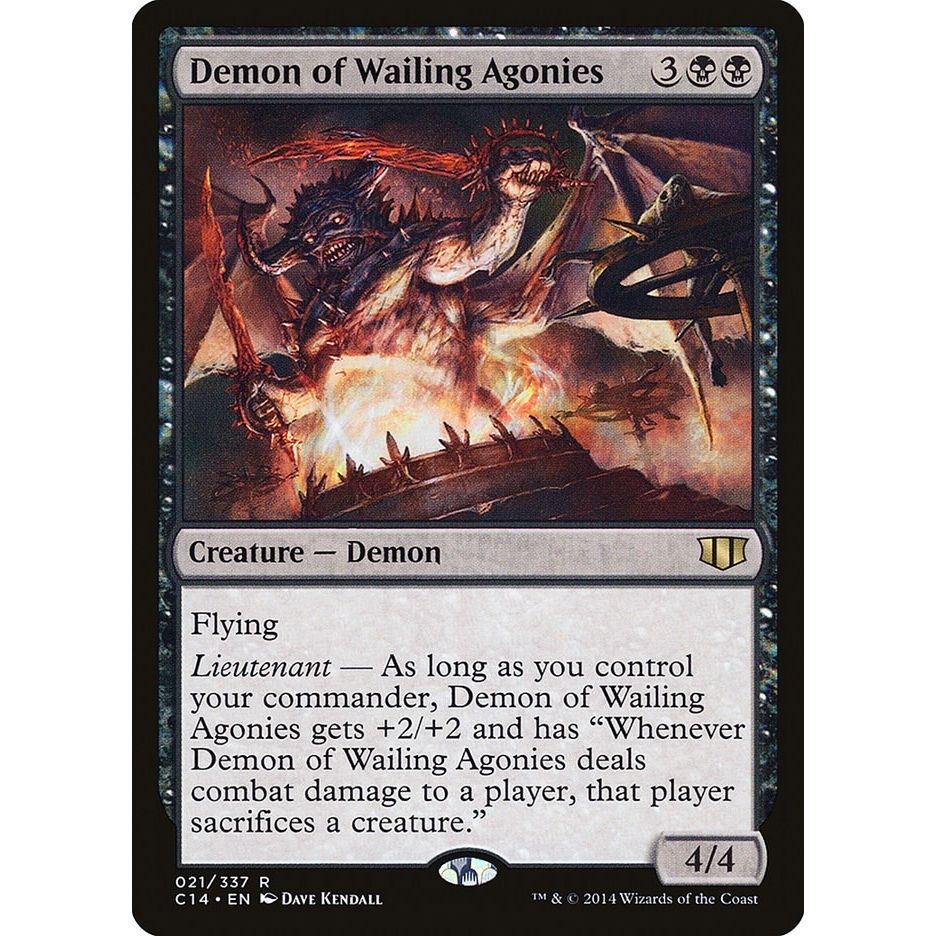 Image for Demon of Wailing Agonies (21) (C14) - Magic: The Gathering