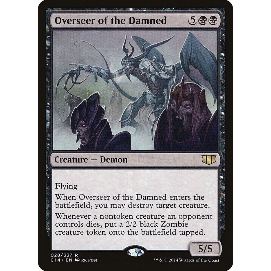 Image for Overseer of the Damned (28) (C14) - Magic: The Gathering