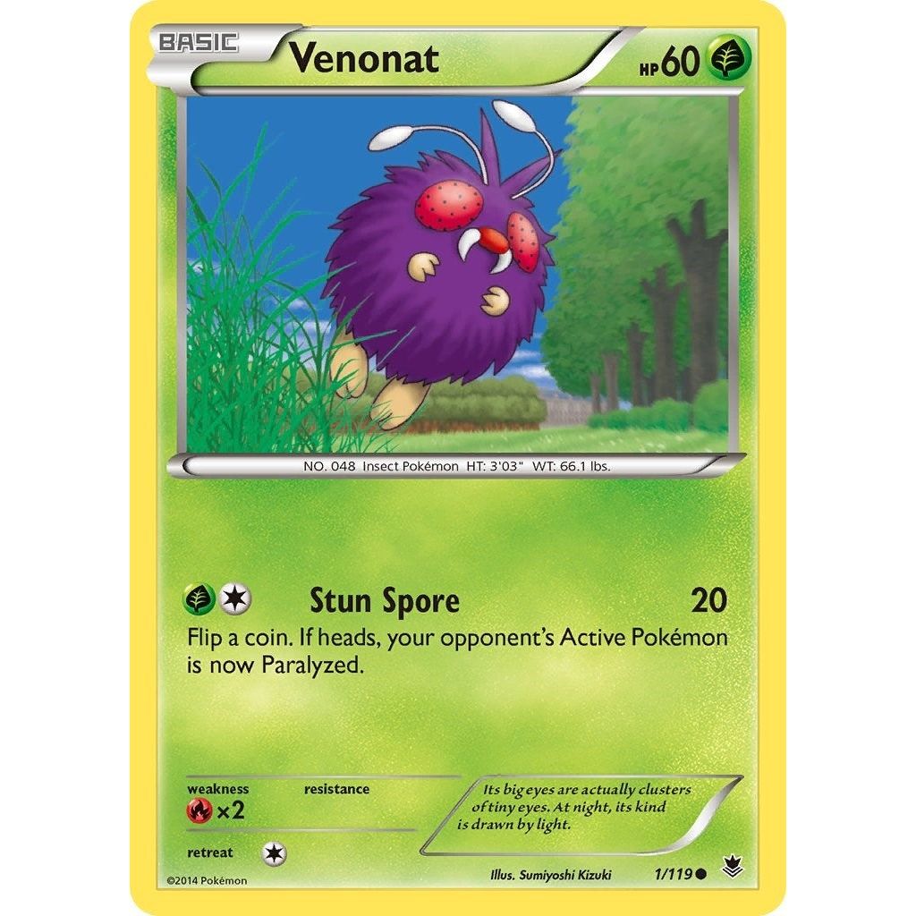 Image for Venonat (1/119) (PHF) - Pokemon