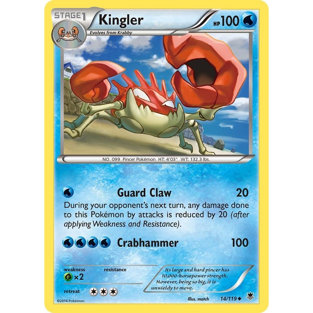 Image for Kingler (14/119) (PHF) - Pokemon