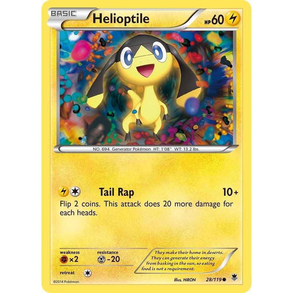 Image for Helioptile (28) (28/119) (PHF) - Pokemon