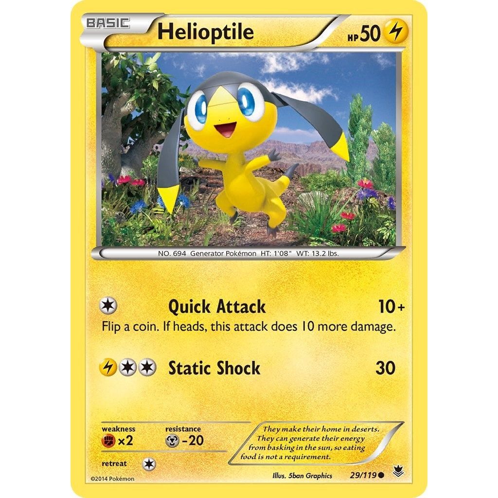 Image for Helioptile (29) (29/119) (PHF) - Pokemon