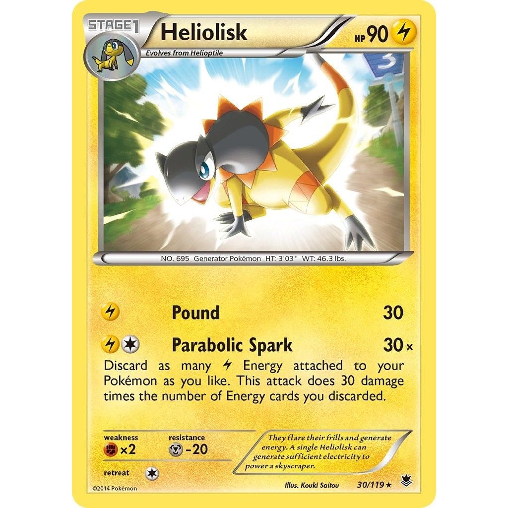 Image for Heliolisk (30/119) (PHF) - Pokemon