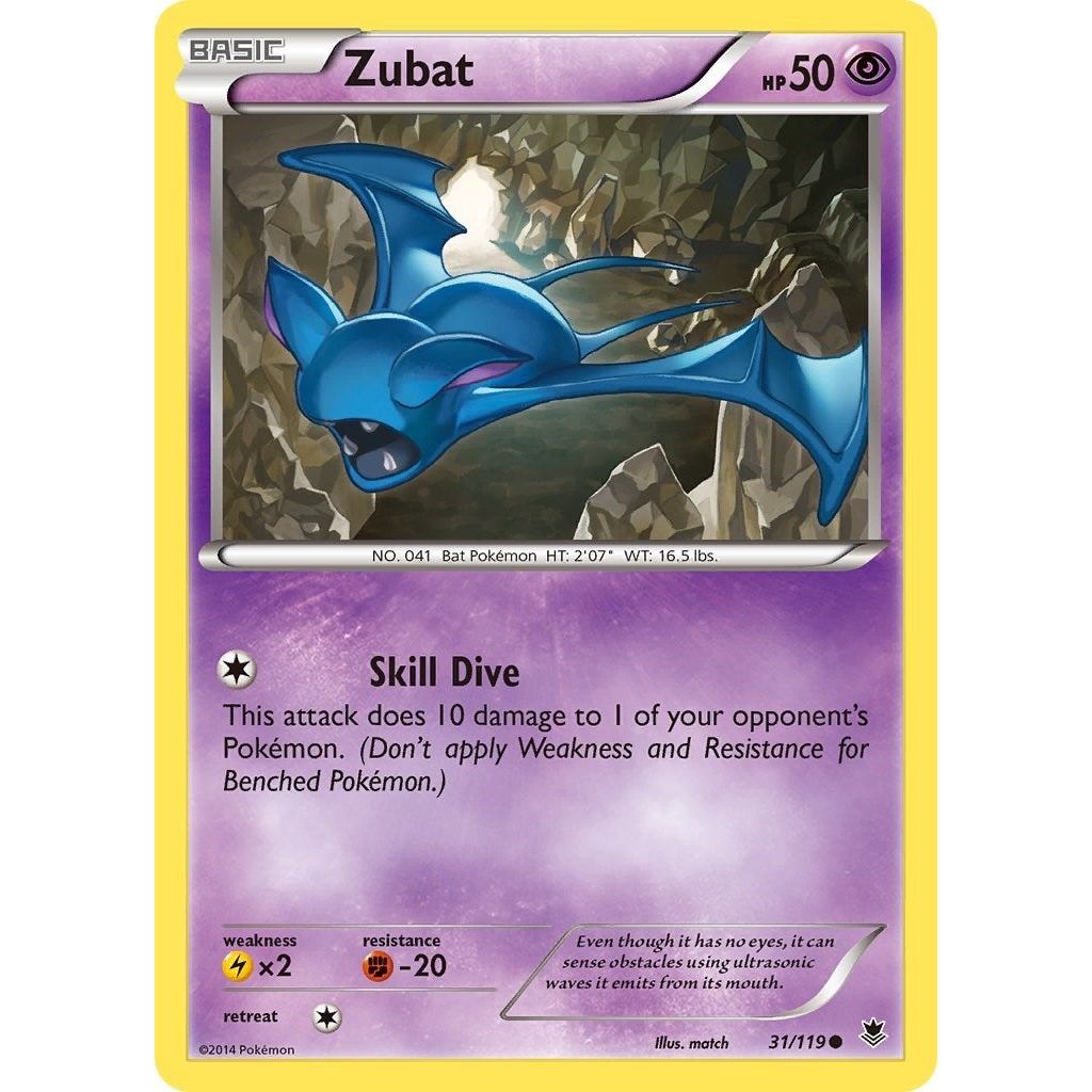Image for Zubat (31/119) (PHF) - Pokemon