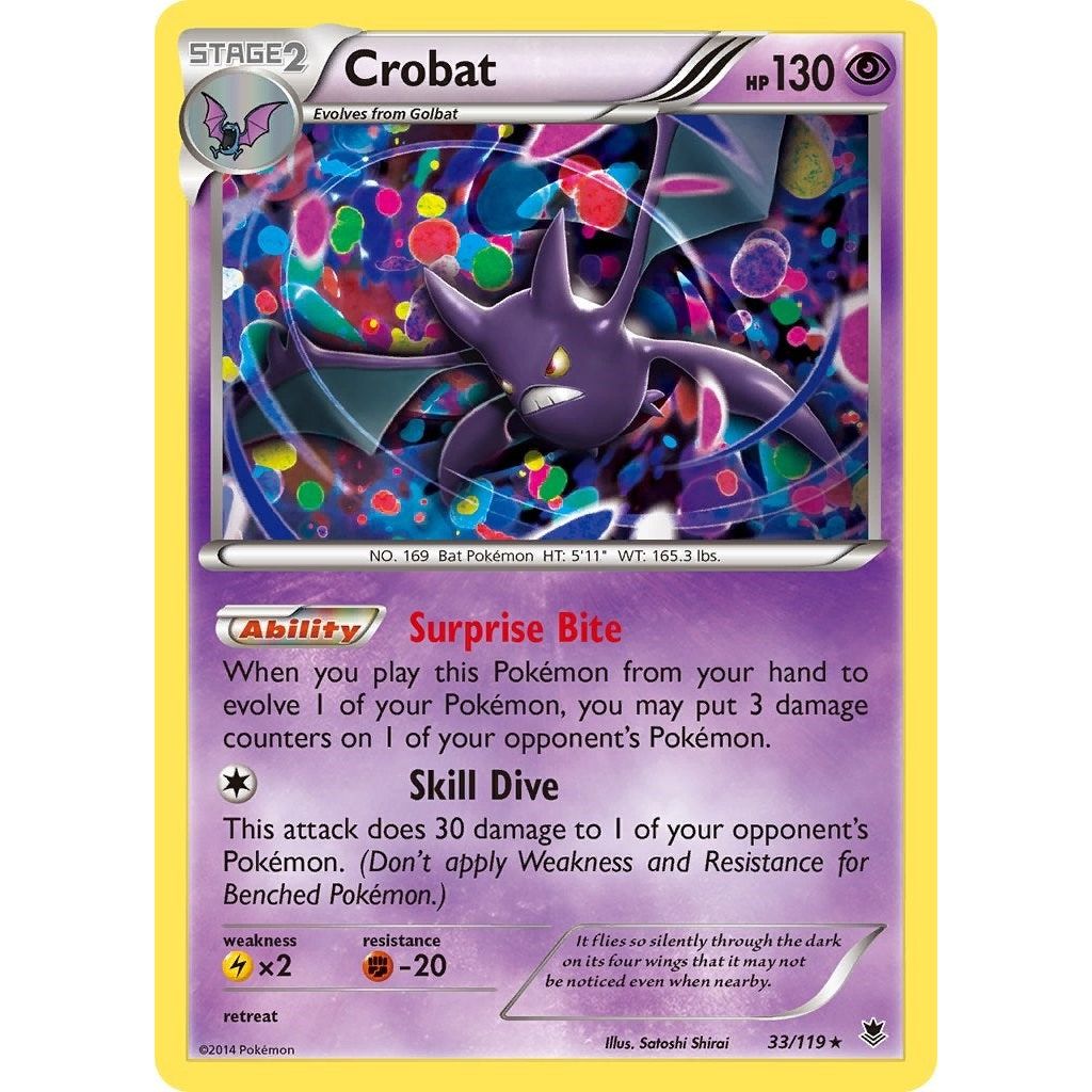 Image for Crobat (33/119) (PHF) - Pokemon