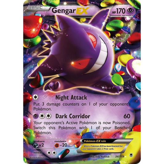 Image for Gengar EX (34/119) (PHF) - Pokemon