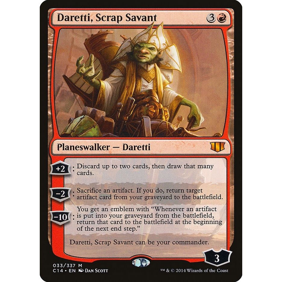 Image for Daretti, Scrap Savant (33) (C14) - Magic: The Gathering