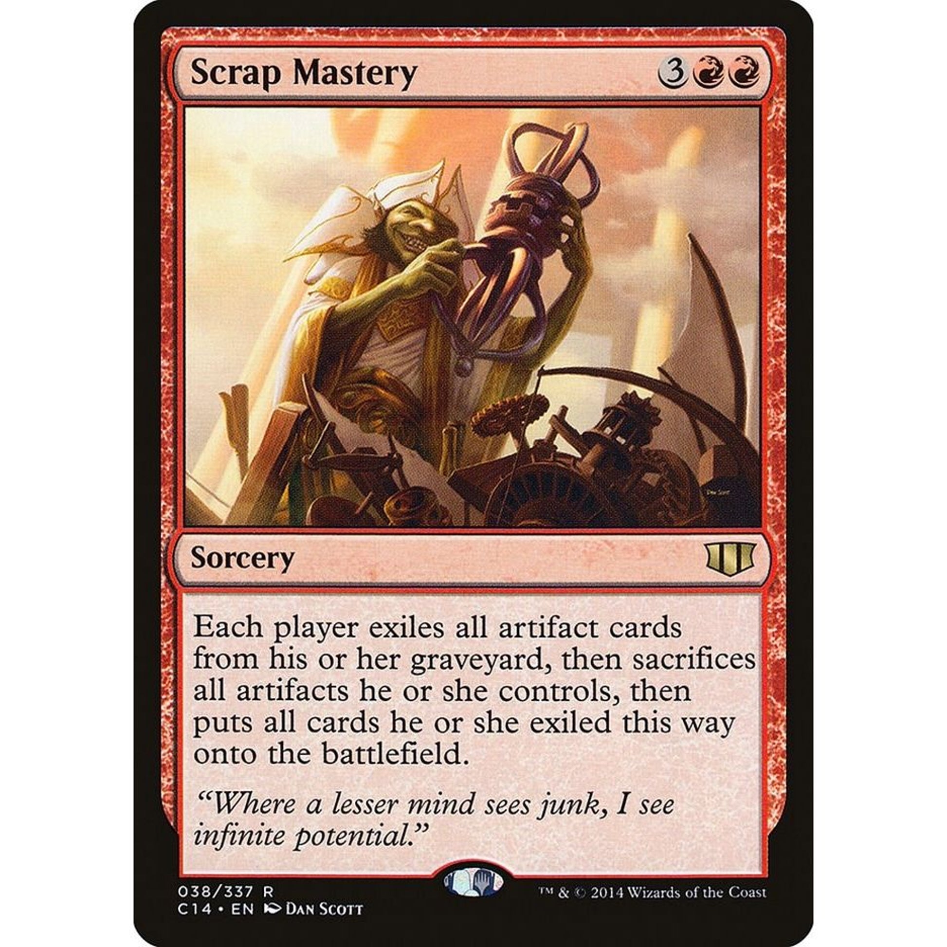 Image for Scrap Mastery (38) (C14) - Magic: The Gathering