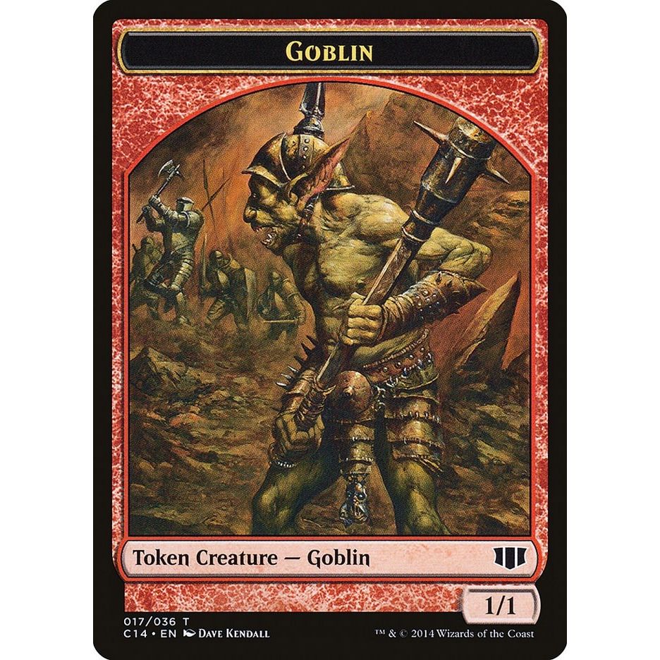 Image for Goblin // Goat Double-Sided Token (17 // 3) (C14) - Magic: The Gathering
