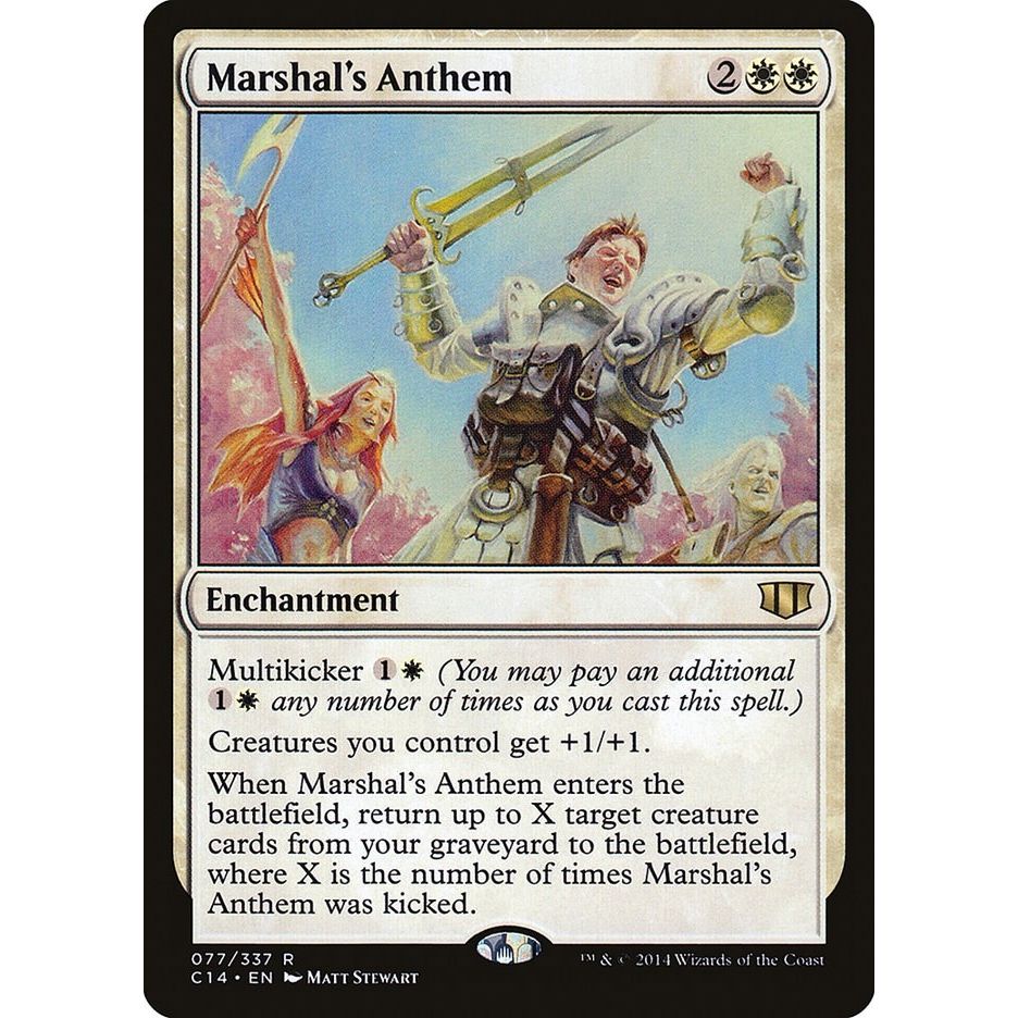 Image for Marshal's Anthem (77) (C14) - Magic: The Gathering