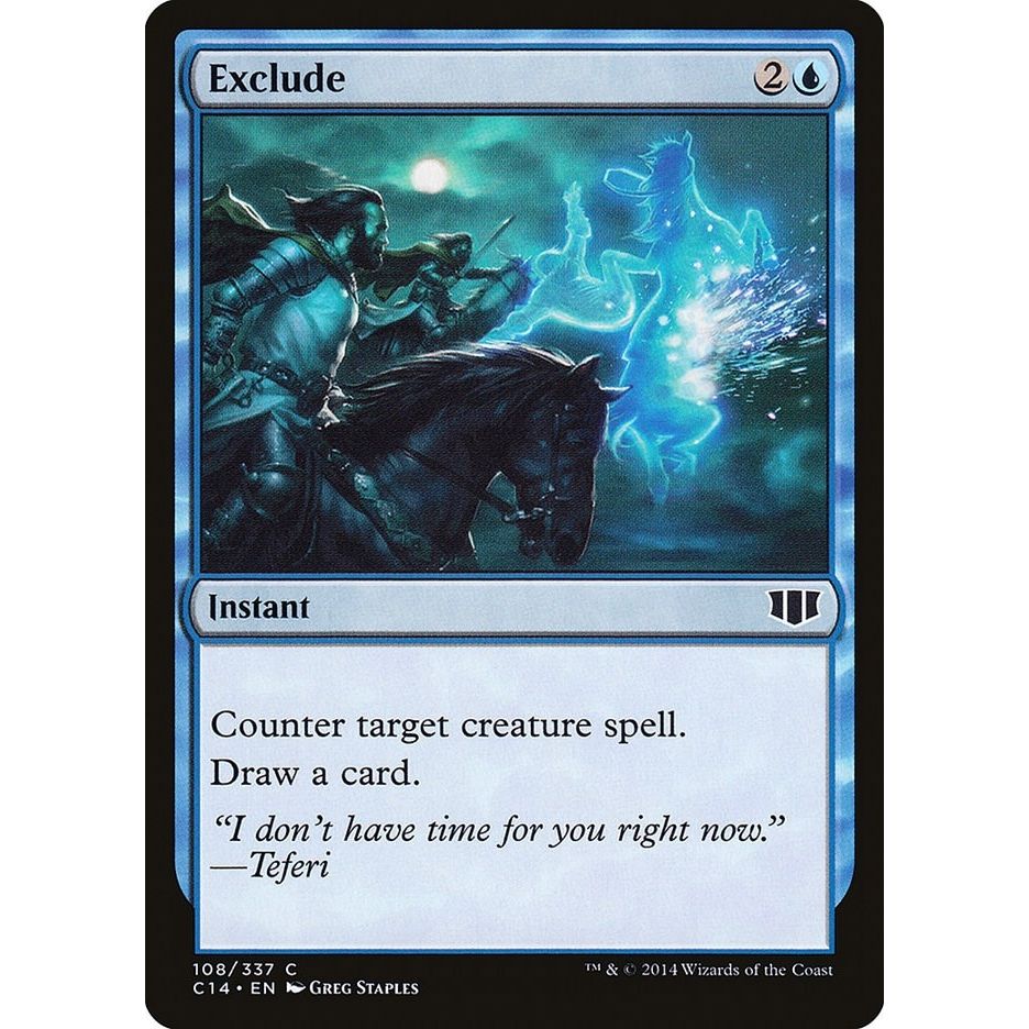 Image for Exclude (108) (C14) - Magic: The Gathering