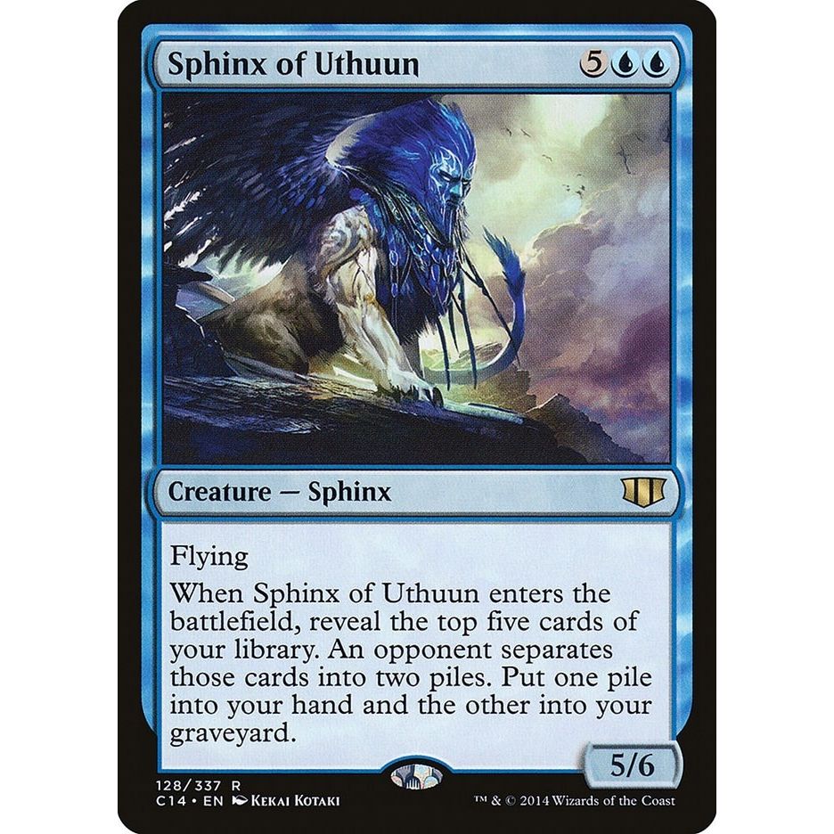 Image for Sphinx of Uthuun (128) (C14) - Magic: The Gathering